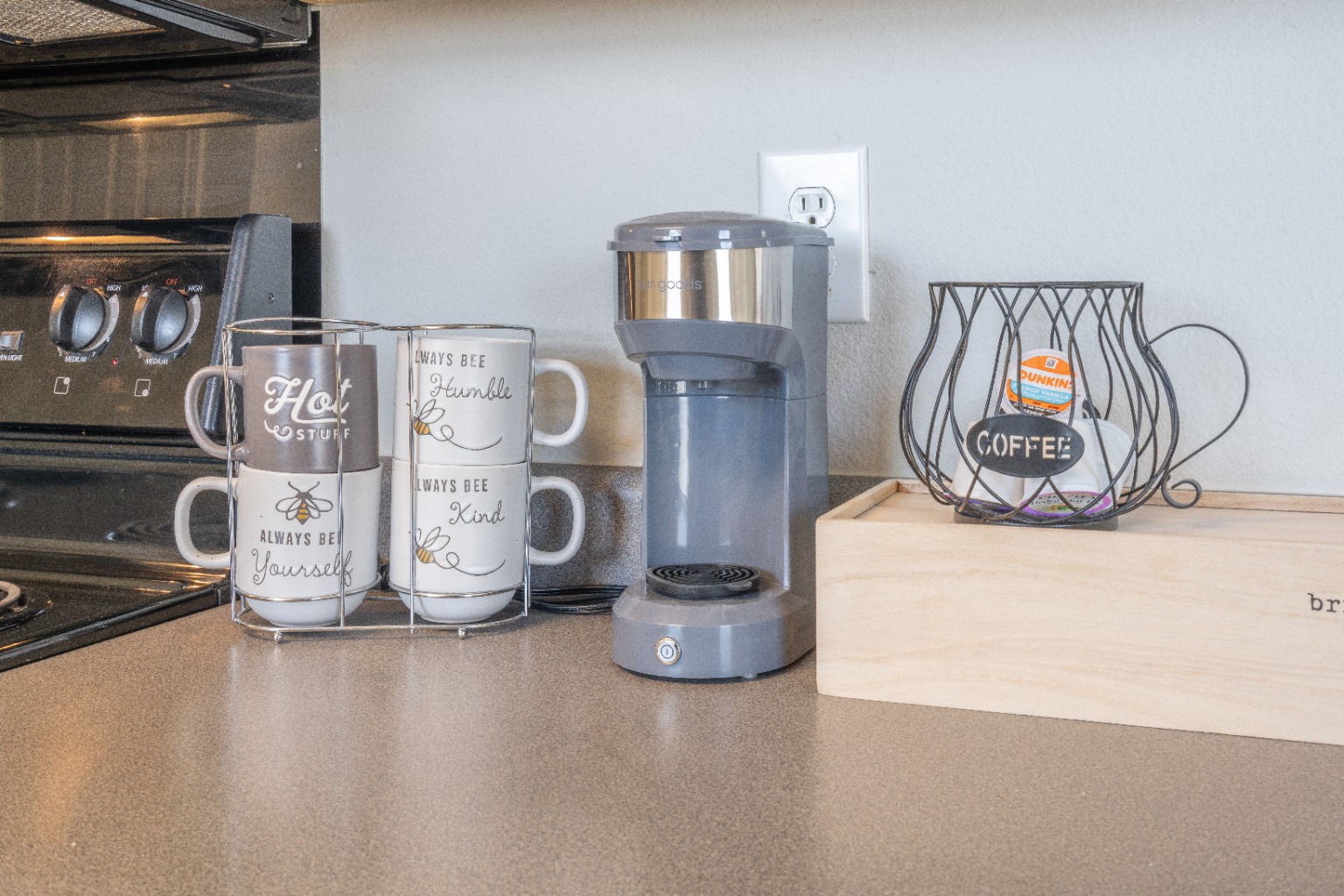 Patriot Stays — Coffee station